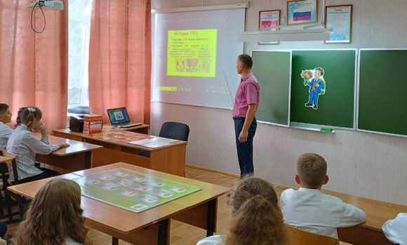 Всероссийский урок ВФСК ГТО в Ольховатском районе.